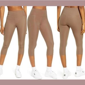 NWT Girlfriend Collective [ Small ] High Waist‎ Capri Leggings in Brownie